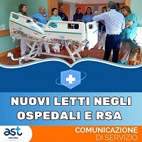 AST AN -Nuovi letti elettrici presso gli ospedali e le strutture residenziali