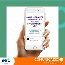 AST AN - “Prenotazione Appuntamento Urp”  sede di Ancona