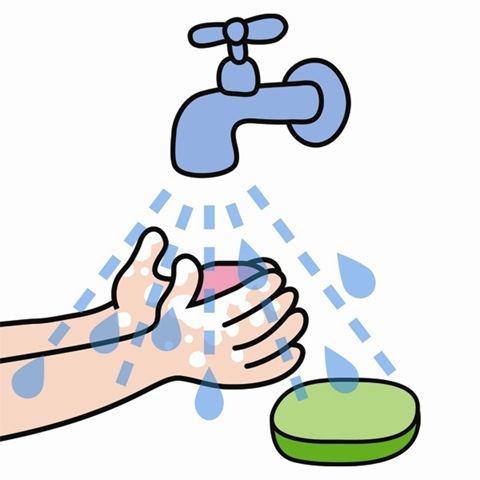 Il corretto lavaggio delle mani